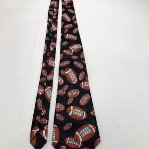 A Rogers Mens Neck Tie Football Theme Design